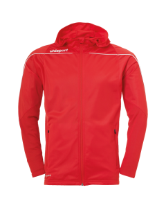 uhlsport Stream 22 Track Hood Jacket rot/weiß