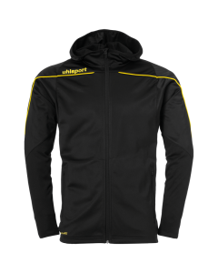 uhlsport Stream 22 Track Hood Jacket schwarz/limonengelb