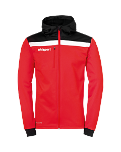 uhlsport Offense 23 Multi Hood Jacket rot/schwarz/weiß