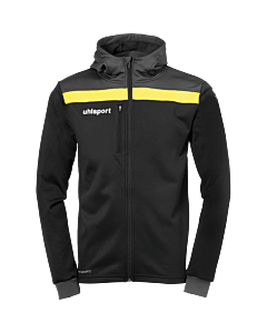 uhlsport Offense 23 Multi Hood Jacket schwarz/anthra/limonengelb