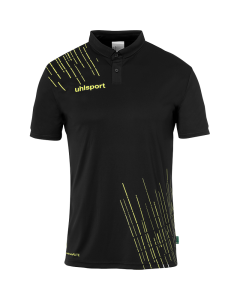 uhlsport Score 26 Poly Polo schwarz/limonengelb