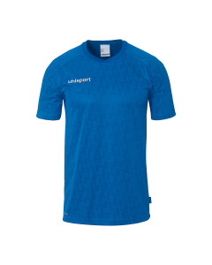uhlsport Division 28 Shirt Kurzarm azurblau
