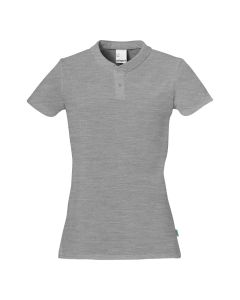 uhlsport Essential Polo Shirt Prime Damen dark grau melange