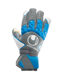 uhlsport Absolutgrip Tight HN Torwarthandschuhe anthra/cyan/weiß