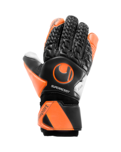 uhlsport Super Resist HN Towarthandschuhe schwarz/fluo orange/weiß