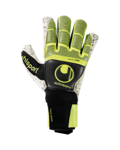 uhlsport Supergrip+ Flex Frame Carbon Torwarthandschuhe schwarz/fluo gelb