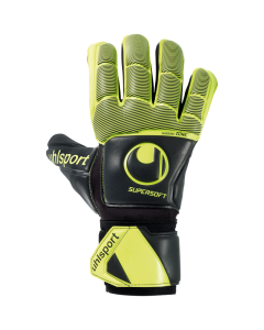 uhlsport Supersoft HN Flex Frame Torwarthandschuhe schwarz/fluo gelb