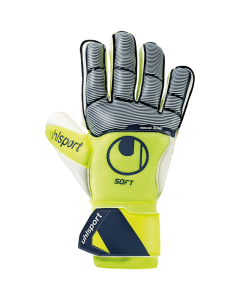 uhlsport Soft Advanced Torwarthandschuhe fluo gelb/marine/weiß
