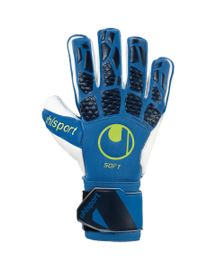 uhlsport Hyperact Soft Pro Torwarthandschuhe night blau/weiß/fluo gelb