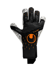 uhlsport Speed Contact Supergrip+ Torwarthandschuhe schwarz/weiß/fluo orange