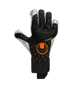 uhlsport Speed Contact Supergrip+ HN Torwarthandschuhe schwarz/weiß/fluo orange
