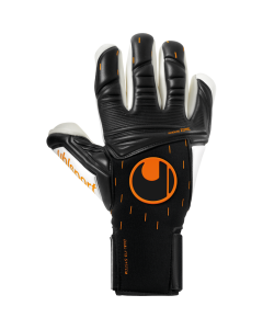 uhlsport Speed Contact Absolutgrip Finger Surround Torwarthandschuhe schwarz/weiß/fluo orange