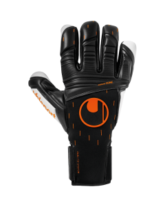 uhlsport Speed Contact Absolutgrip HN Torwarthandschuhe schwarz/weiß/fluo orange