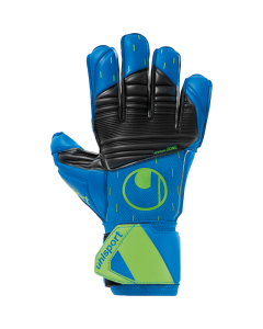 uhlsport Aquasoft Torwarthandschuhe pacific blau/schwarz/fluo