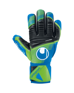 uhlsport Aquasoft HN Torwarthandschuhe pacific blau/fluo grün/weiß